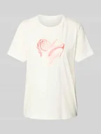 Koszulki i topy damskie - T-shirt o kroju regular fit z czystej bawełny - miniaturka - grafika 1