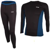 Pozostała odzież narciarska - Hi-Tec, Bielizna damska termoaktywna, Kamo, czarno-niebieski, rozmiar XL - miniaturka - grafika 1
