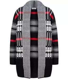 CIEPŁY Sweter Kardigan narzutka KRATA-S/M - Swetry damskie - miniaturka - grafika 1
