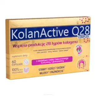 Asepta KolanActive Q28 Complex Suplement diety 60 kaps. - Stawy, mięśnie, kości - miniaturka - grafika 1