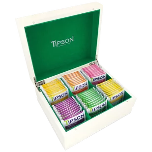 Drewniany ekspozytor TIPSON - Wellness - 60 saszetek - Herbata - miniaturka - grafika 1