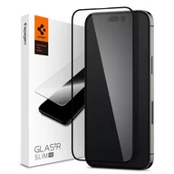 Szkła hartowane na telefon - Szkło Hartowane Spigen Glass Fc do iPhone 14 Pro Black - miniaturka - grafika 1