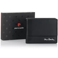 Portfele - Nieduży elegancki portfel męski YS605 323 z RFID - czarny - miniaturka - grafika 1