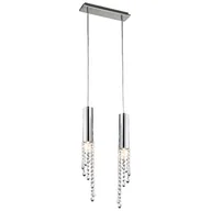 Lampy sufitowe - Candellux Duero Lampa Wisząca 2X3W Led Gu10 Chrom Bez Żarówki 32-25265-Z - miniaturka - grafika 1