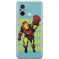 Etui i futerały do telefonów - Etui Iron Man 009 Marvel Nadruk pełny Niebieski Producent: Xiaomi, Model: REDMI 12C/ REDMI 11A - miniaturka - grafika 1