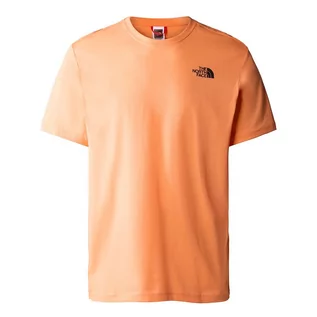 Koszulki sportowe męskie - Koszulka The North Face Red Box 0A2TX2N6M1 - pomarańczowe - grafika 1