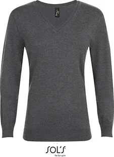 SOLS Damska bluza Glory Sweater 01711 Grau Charcoal Melange XL - Bluzy damskie - miniaturka - grafika 1