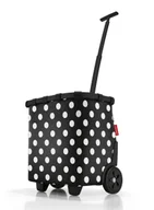 Torby i wózki na zakupy - Wózek torba na zakupy Reisenthel Carrycruiser - frame dots white - miniaturka - grafika 1