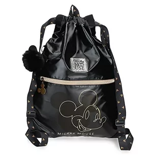 Disney Mickey Outline plecak czarny 35 x 46 cm poliester, czarny, plecak worek, czarny, plecak worek - Plecaki worki - miniaturka - grafika 1