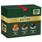 Kawa w kapsułkach i saszetkach - Kapsułki do Nespresso Jacobs Espresso 7, 10, 12 mix smaków 100szt. - miniaturka - grafika 1