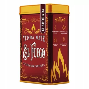 Yerbera Puszka z El Fuego Elaborada 0,5 kg - Herbata - miniaturka - grafika 1