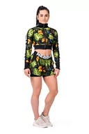 Kurtki i kamizelki sportowe damskie - Kurtka Nebbia Ocean Selected High-energy crop jacket 564 jungle green XS - miniaturka - grafika 1