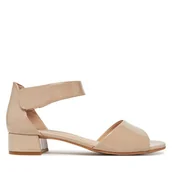Sandały damskie - Sandały Caprice 9-28212-42 Beżowy - miniaturka - grafika 1