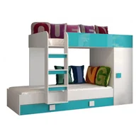 Łóżka dla dzieci i młodzieży - Łóżko antresola z drabinką TOLEDO 2 - miniaturka - grafika 1