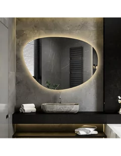 Lustro o nieregularnym kształcie z podświetleniem - AGAT LED, Wymiary: 60x81 - Lustra Lustro o nieregularnym kształcie z podświetleniem - AGAT LED, Wymiary: 60x81 - Lustra - miniaturka - grafika 1