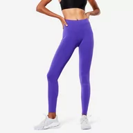 Spodnie sportowe damskie - Legginsy fitness damskie Domyos Fit+ 500 Slim - miniaturka - grafika 1