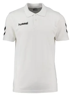 Koszulka polo Hummel CORE COTTON POLO biała rozmiar 164/176 - Koszulki męskie - miniaturka - grafika 1