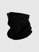 Apaszki i szaliki męskie - 4F Bandana z wełny merino - czarna Uniwersalny - miniaturka - grafika 1