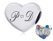 Charmsy - Charms do Pandora - CHARMS SERCE + GRAWER - miniaturka - grafika 1