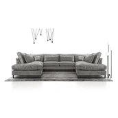 Narożniki - Narożnik CORBLACK U Kolory do wyboru - miniaturka - grafika 1