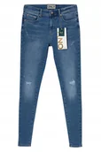 Spodnie damskie - Jeansy damskie ONLY Shape Up Light Medium Blue Denim –rozmiar 27/34 - miniaturka - grafika 1
