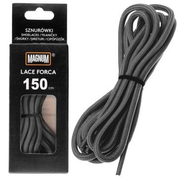 Sznurówki Do Butów Sznurowadła Wojskowe Magnum Lace Forca Dark Grey 150cm