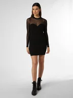 Sukienki - Noisy May Sukienka damska - NMMaya Kobiety Bawełna czarny jednolity, L - miniaturka - grafika 1