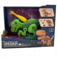 Zabawy w naśladowanie dorosłych - DINOZAUR DO ROZKRĘCANIA ze śrubokrętem Edukacyjna zabawka Zestaw kreatywny - miniaturka - grafika 1