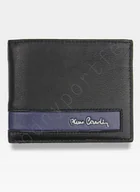 Portfele - Pierre Cardin, Portfel skórzany męski, Blue Mirror, Tilak26 8824, niebieski, ochrona RFID, mały - miniaturka - grafika 1