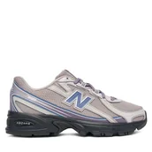 Buty dla chłopców - Sneakersy New Balance G7406WY Szary - miniaturka - grafika 1