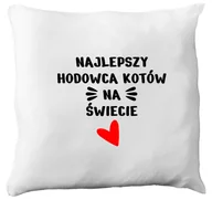 Kubki - Poduszka prezent dla hodowcy kotów, hodowca kotów, koty, kot + imię, 2 - miniaturka - grafika 1