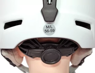 Damski kask narciarski Blizzard Viva Spider White matt 56-59 - Kaski narciarskie - miniaturka - grafika 6