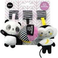 Zawieszki dla dzieci i niemowląt - Zawieszka do wózka GAGAGU Panda Małpka Piłka - miniaturka - grafika 1