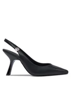 Czółenka - Just Cavalli Szpilki 77RA3S15 Czarny - miniaturka - grafika 1