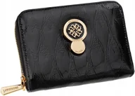 Portfele - Mały Portfel Ze Wzorem Monnari Skórzany Na Suwak Lakierowana Portmonetka - miniaturka - grafika 1