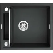 Zlewozmywaki - Deante Magnetic Zlewozmywak granitowy magnetyczny 1-komorowy bez ociekacza - grafit metalik ZRM_G103 ZRM G103 [16188002] - miniaturka - grafika 1