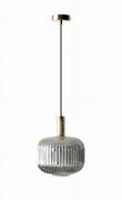 Lampy sufitowe - Auhilon Kler lampa wisząca 1-punktowa złota P1966-1 P1966-1 - miniaturka - grafika 1