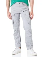 Spodenki męskie - G-STAR RAW Męskie spodnie Rovic Zip 3D, proste, zwężane, szare (steel grey D02190-5126-B959), 29 W / 32 L, Szary (Steel Grey D02190-5126-b959), 29W / 32L - miniaturka - grafika 1