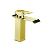 Baterie umywalkowe - Mexen Apus bateria umywalkowa, złota - 744700-50 - miniaturka - grafika 1