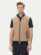 Kamizelki męskie - Bugatti Kamizelka 8850 75121C Beżowy Regular Fit - miniaturka - grafika 1