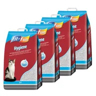 Żwirek dla kotów - FIT+FUN Żwirek higieniczny 4x30 l - miniaturka - grafika 1