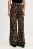 Spodnie damskie - adidas Originals jeansy damskie kolor brązowy KA2680 - miniaturka - grafika 1