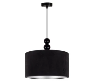 Duolla - Żyrandol na lince LYON 1xE27/15W/230V śr. 40 cm czarny - Lampy sufitowe - miniaturka - grafika 1