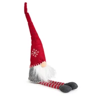 Ozdoby bożonarodzeniowe - Skrzat NICK krasnal siedzący z czapką 58 cm HOMLA - miniaturka - grafika 1