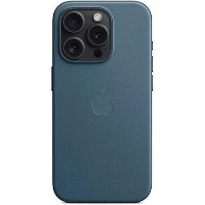 Apple Etui z tkaniny FineWoven z MagSafe \do iPhone 15 Pro Głębia oceanu (Pacific Blue) MT4Q3ZM/A