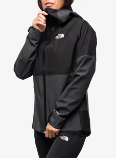 Kurtka GORE TEX damska The North Face Jazzi GTX Jacket - asphalt grey/tnf black - Kurtki i kamizelki sportowe damskie - miniaturka - grafika 1