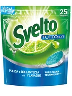 Środki do zmywarek - Svelto Svelto Zielona Cytryna - Tabletki do zmywarki w miękkim opakowaniu (25 szt - 438 g) 8710966107_2071018215542 - miniaturka - grafika 1