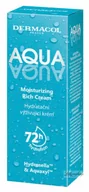 Kremy do twarzy - Dermacol - Aqua Moisturizing Rich Cream - Odżywczy krem nawilżający do twarzy - 50 ml - miniaturka - grafika 1
