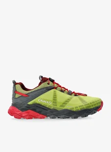 Buty turystyczne męskie AKU Flyrock GTX - lime/red - Buty trekkingowe męskie - miniaturka - grafika 1