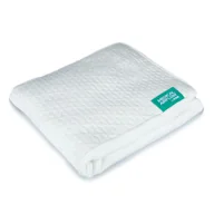 Prześcieradła - Prześcieradło chłodzące COOLING EFFECT z gumką 120x200 cm białe - miniaturka - grafika 1